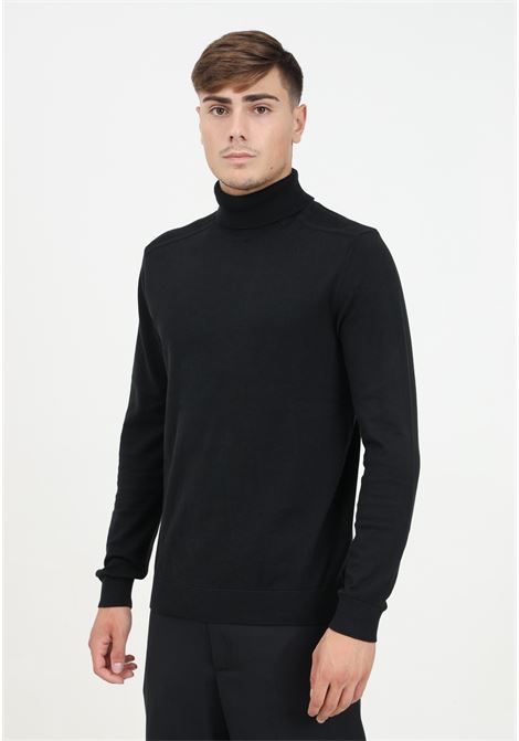 Classic black sweater for men SELECTED HOMME | 16074684Black